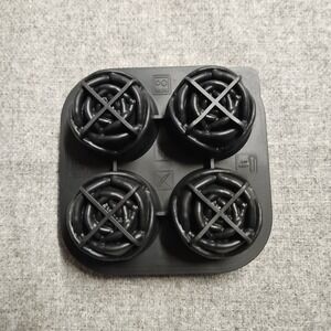 Rose Ice Cube Mold Tray 4-Cavity Silicone Ice Ball Maker Floral‎ Sphere Whiskey